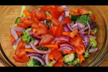 Healthy Salad Recipe | Every Day Easy Salad Recipe for Weight Loss -No Oil |