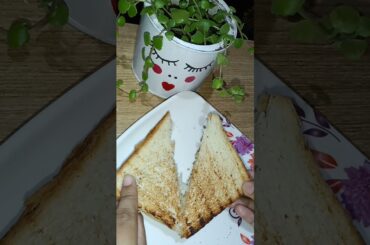 Healthy And Easy Breakfast| Peanut Butter Sandwich|#shorts