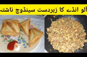 Special Sunday Nashta ||Sandwich Recipe || Potato Egg Snaks Recipe || Spicy Sandwich