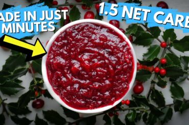 Keto Cranberry Sauce Recipe In 10 Minutes