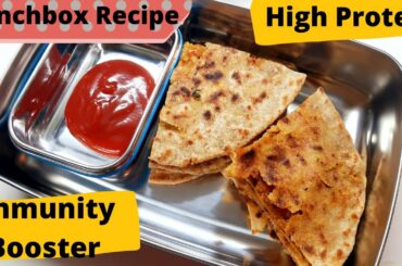 healthy lunch recipes | unique stuffed paratha tiffin recipes | children tiffin box recipes