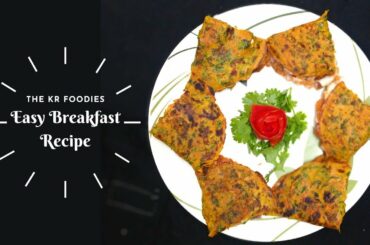 Quick & Easy Breakfast Recipe| Healthy wheat flour breakfast recipe|New breakfast recipes 2021|Besan