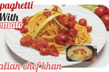Spaghetti sauce with fresh tomatoes Italian chef khan Healthy recipes 2021