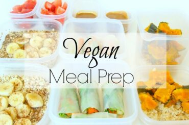 VEGAN MEAL PREP |  Easy & Healthy