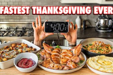 Making Thanksgiving Dinner In 4 Hours (Last Minute Guide)