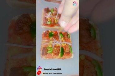 Chicken Bite Sandwich | Cheesy Chicken Sandwich |#shortvideo #short  kitchen With Javeria Khan