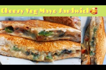 The Healthy Sandwich recipe with Cheesy touch | Vegan Mayo  | Vegan Cheese Sandwich Ideas