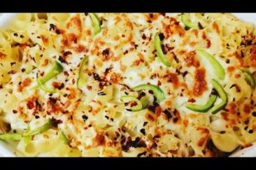 Cheesy Macaroni Lasagna | Healthy Dinner Recipe | Easy Snacks to make at | Kids Recipes