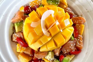 Mango and Salmon Avocado Salad Recipes | How to Make the Best Salad | Quick Meal!