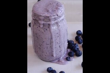 LOW CALORIE BLUEBERRIES SMOOTHIE WEIGHT LOSS | SMOOTHIE WEIGHT LOSS RECIPE | 211 CAL