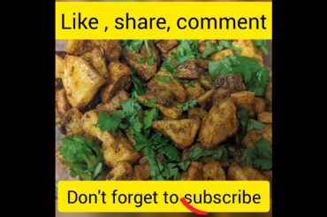 Dry Masala Potato Recipe#Healthy Recipes#youtubeshorts