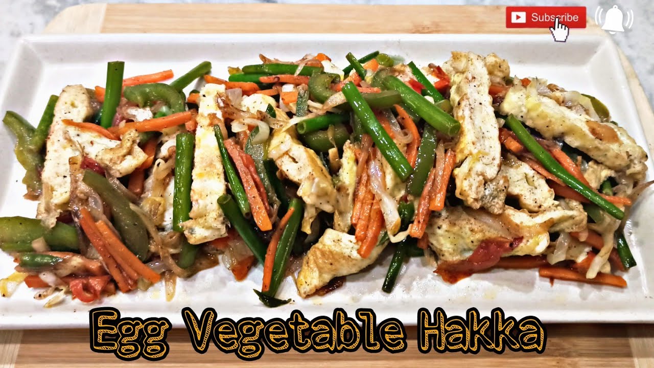 Egg Vegetable Hakka | Easy and Healthy Breakfast Recipe | Vegetable Omelette Hakka Egg Vegetable Hakka | Easy and Healthy Breakfast Recipe | Vegetable Omelette Hakka