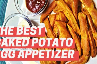 How To Make Crispy Baked Homemade Egg Potato Appetizer / Egg Potato Fries| | @SmartDietRecipes