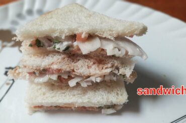 Street Style Veg Sandwich || Veg Mayo Sandwich Recipe || Instant Breakfast Recipe