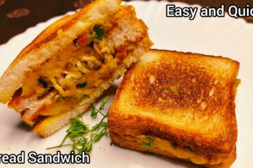 Easy and Quick Potato Bread Sandwich Recipe || How to make Healthy Breakfast Sandwich