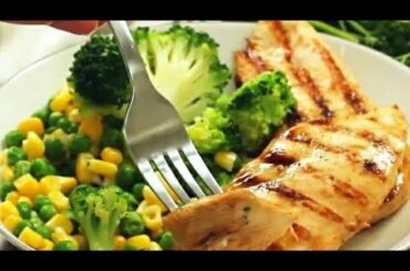#Tasty Grilled Musterd chicken breast with Vegeon#dinner #short