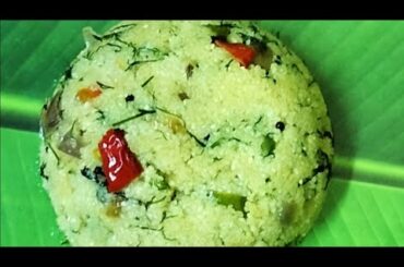 |Dilleaves Upma healthy breakfast recipe making @Geetha Gallery Gulbarga |