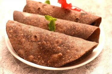 Ragi chapati & Sprouted Moth bean butter masala- Healthy lunch recipe