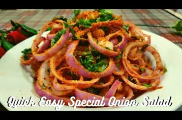 Onion Salad|Quick Healthy Salad|Quick Recipe|Instant Salad Recipe|