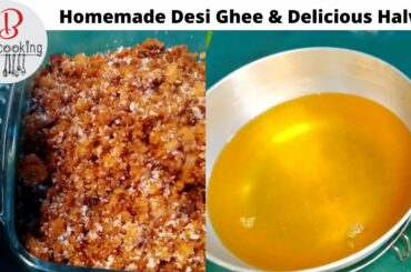 Desi Ghee From Malai And Delicious Halwa From Leftover | Healthy Recipes