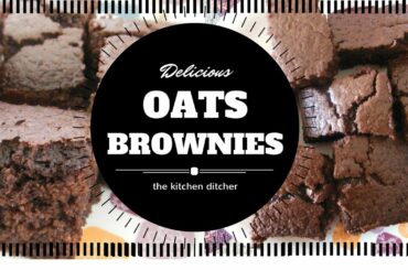 Healthy Oats Banana Brownie | Quick Easy & Simple Recipes