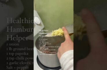 Healthier Hamburger Helper - Easy Healthy Dinner Recipes #shorts