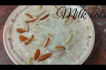milk oats recipe for weight loose | healthy and instant breakfast recipe #shorts#eatdelicious