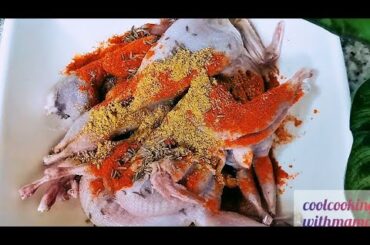 Fried Quail Recipe |Batair Tikka Recipe | Healthy Dinner Recipe  |Quick and Easy Recipes