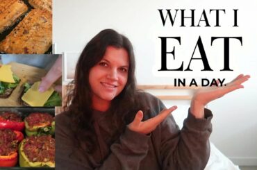 HEALTHY WHAT I EAT IN A DAY/ DINNER IDEAS! single mom life
