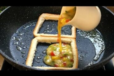 1 minute recipe | easy breakfast recipe. bread omelet recipe #sort #sorts #ytshorts#yt