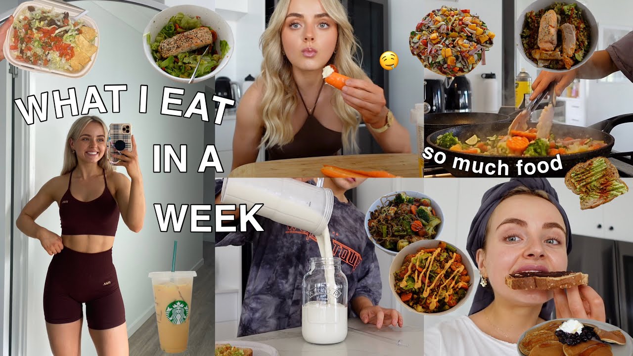 WHAT I EAT IN A WEEK | REALISTIC & HEALTHY MEALS | NO TRACKING | EASY & DELICIOUS!! Conagh Kathleen WHAT I EAT IN A WEEK | REALISTIC & HEALTHY MEALS | NO TRACKING | EASY & DELICIOUS!! Conagh Kathleen