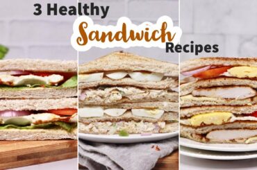 3 Healthy Sandwich Recipes | Vlogmas Day 2 | MealswithAbi