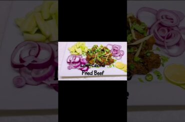 Low-Calorie Fried Beef | Healthy Recipes | Weightloss Recipes | Beef Stir Fry | Diet Recipe