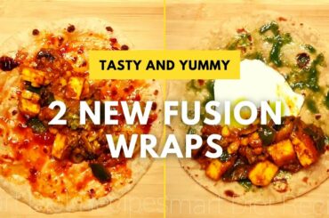 How to Make New Yummy Fusion Wraps| Healthy Wraps | Unique Wrap Recipe || @ SmartDietRecipes