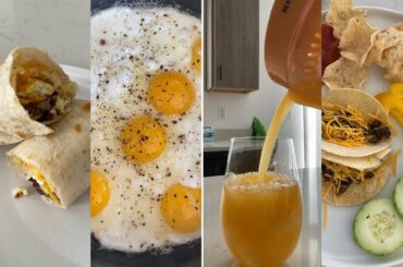 WHAT I ATE TODAY (vlogmas day 4) // breakfast burrito recipe, healthy-ish  treats + my go-to snacks