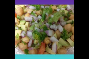 Chickpea Avacado Salad#Healthy Recipes#Youtubeshorts