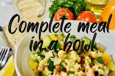 Healthy delicious #quinoa salad / complete meal in a bowl