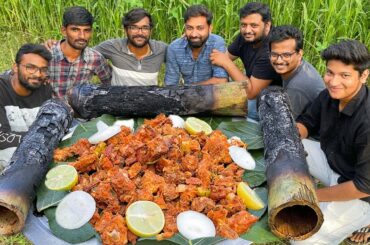 TRADITIONAL BAMBOO CHICKEN |CHICKEN COOKING IN BAMBOO | HEALTHY BAMBOO CHICKEN