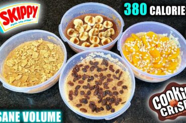 4 *HIGH VOLUME* Protein Oatmeal Recipes For Fat Loss & Muscle Gain | HIGH PROTEIN, LOW CALORIE OATS
