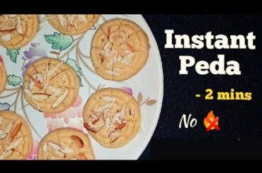 2min snacks ideas / Instant peda /  No fire sweets/Sweet recipe in Tamil / #shorts/CookingHarini