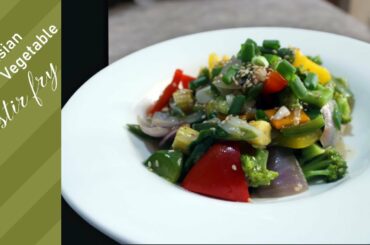 Asian Stir-fried Vegetables |Healthy Recipes |How to make Vegetable Stir Fry at Home |Weight loss