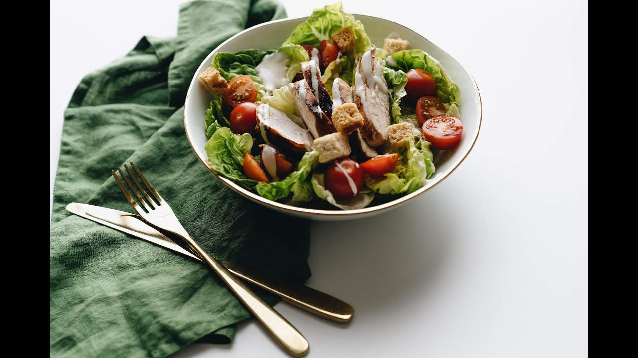 Easy Healthy Caesar Salad Recipe || Vegetarian Homemade Salad Easy Healthy Caesar Salad Recipe || Vegetarian Homemade Salad