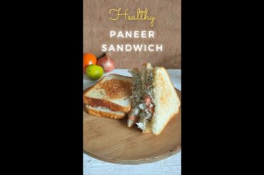 Healthy Paneer Sandwich | Breakfast sandwich recipe | The Foodness