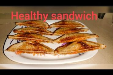 Grilled peanut butter sandwich | Sandwich recipe in hindi | Veg sandwich