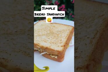 Bread sandwich|simple snack recipe | bread recipe Malayalam |#foodsandcrafts