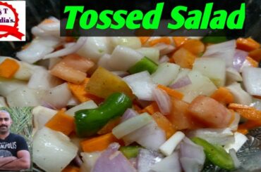 Tossed Salad Recipe/how to make tossed salad at home/Easy & Healthy Salad