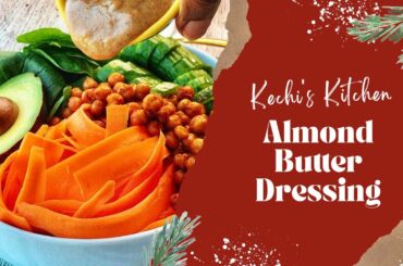 Almond Butter Salad Dressing for a Win! Healthy Salad Dressing. #Shorts