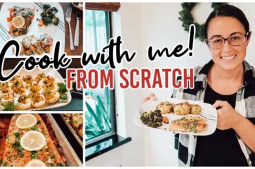 COOK A WHOLE MEAL WITH ME | HEALTHY MEAL IDEAS | MEMNONITE MOM