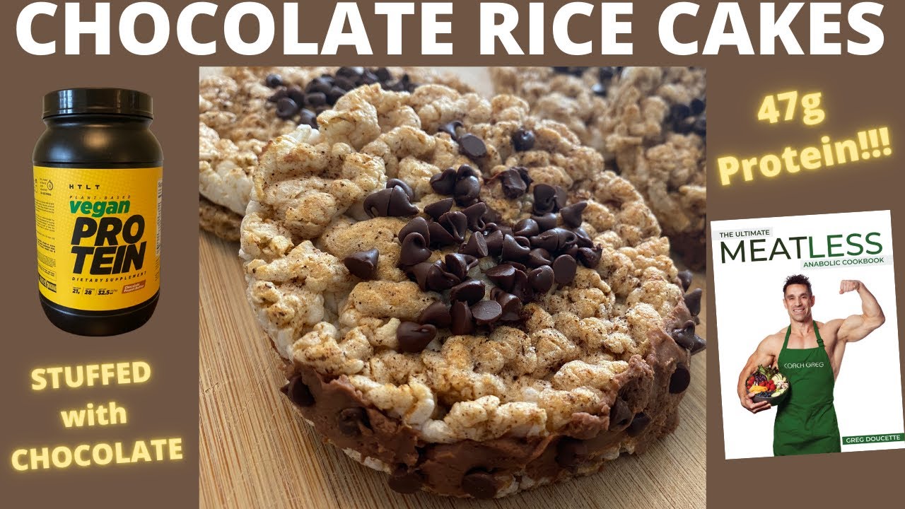 Greg Doucette's CHOCOLATE STUFFED RICE CAKES | Low Calorie High Protein Shredding Meal Plan Snack Greg Doucette's CHOCOLATE STUFFED RICE CAKES | Low Calorie High Protein Shredding Meal Plan Snack