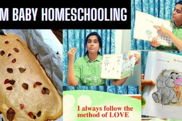 Rayyu ku romba pidikkum-Healthy Bread pudding recipe/How to start homeschooling for 10Month baby